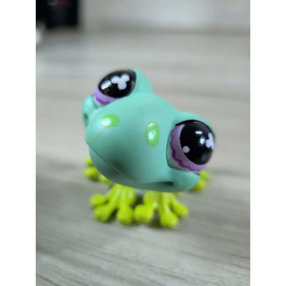 LPS Littlest Pet Shop Green Gecko LOT OF 4